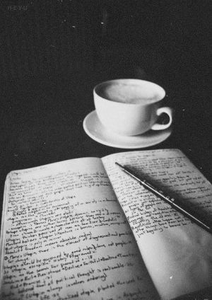 journal & coffee